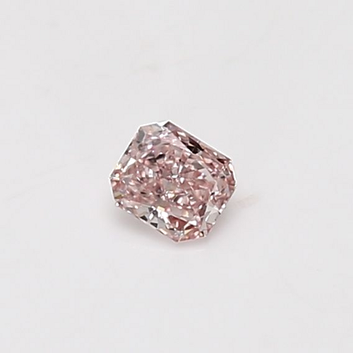 0.17 carat Fancy Pink-IF Natūralus Radiant Deimantas (1)