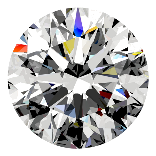 0.3 carat D-VVS2 Excellent cut Natūralus Round Deimantas (1)