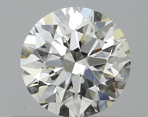 0.51 carat G-SI2 Very Good cut Natūralus Round Deimantas (1)