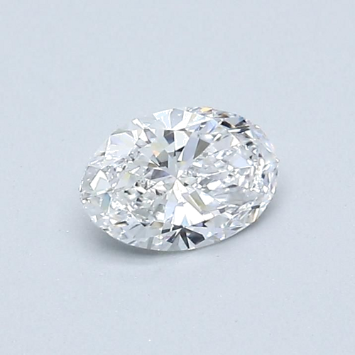 0.4 carat D-VVS1 Natūralus Oval Deimantas (1)