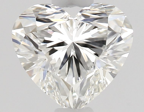 0.54 carat F-IF Natūralus Heart Deimantas (1)