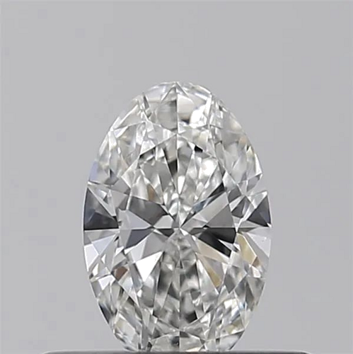 0.4 carat G-VVS2 Natūralus Oval Deimantas (1)