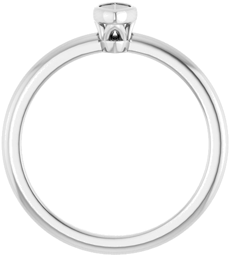 Sužadėtuvių Žiedas „Bezel-Set“ 950 Platinos Marquise 5mm x 3mm (2)