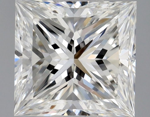0.5 carat G-VVS2 Natūralus Princess Deimantas (1)
