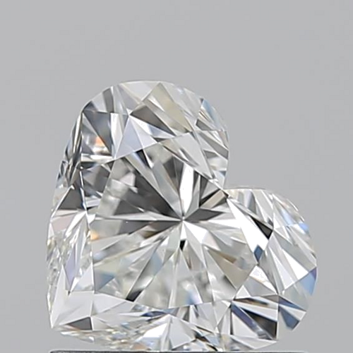 1.02 carat H-VS1 Natūralus Heart Deimantas (1)