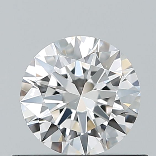 0.5 carat F-SI1 Excellent cut Natūralus Round Deimantas (1)