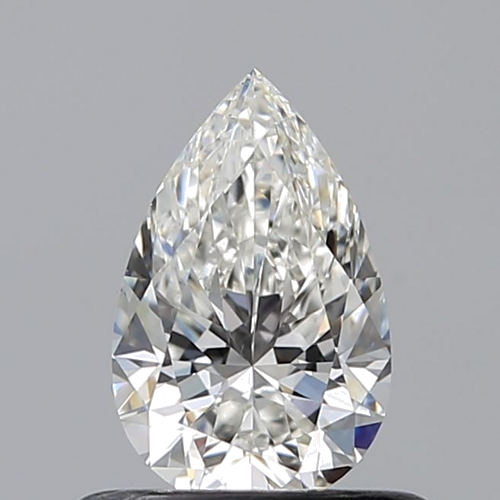 0.5 carat G-VS2 Natūralus Pear Deimantas (1)