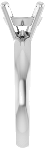 Sužadėtuvių Žiedas „Solitaire“ 14k white gold Round 8.6mm (4)