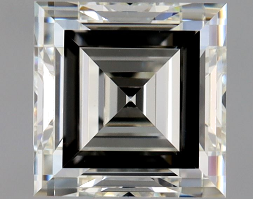 0.5 carat J-VVS2 Natūralus Square Radiant Deimantas (1)