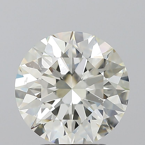 3.02 carat K-SI1 Excellent cut Natūralus Round Deimantas (1)