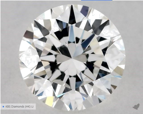 0.51 carat F-VS1 Excellent cut Natūralus Round Deimantas (1)