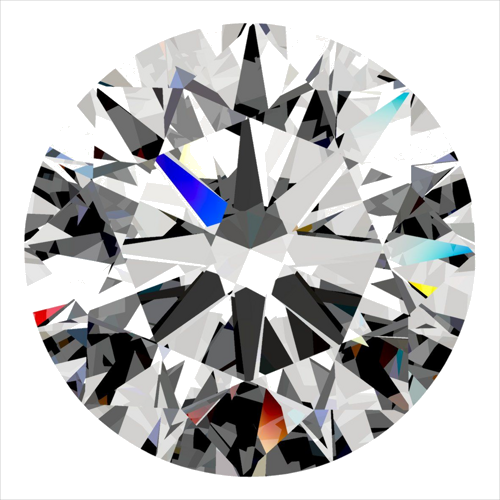 0.3 carat E-VVS1 Excellent cut Natūralus Round Deimantas (1)