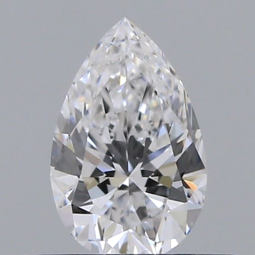 0.33 carat D-VS2 Natūralus Pear Deimantas (1)