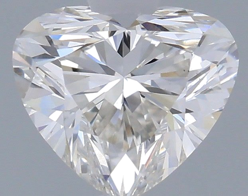0.37 carat H-VS2 Natūralus Heart Deimantas (1)