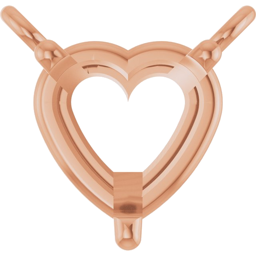 14K Rose 5x5 mm Heart 3-Prong Solitaire Necklace Center (1)