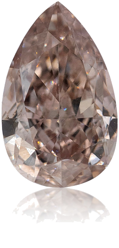 0.33 carat Fancy Brown-VS2 Natūralus Pear Deimantas (1)