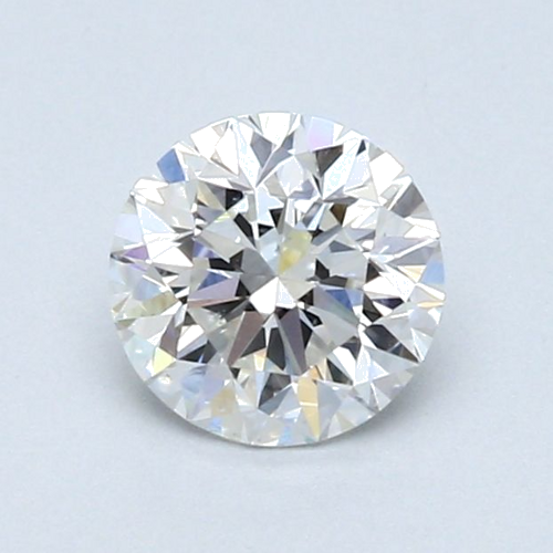 0.81 carat F-SI1 Very Good cut Natūralus Round Deimantas (1)