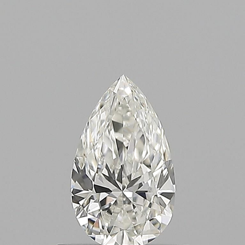 0.51 carat H-VVS2 Natūralus Pear Deimantas (1)