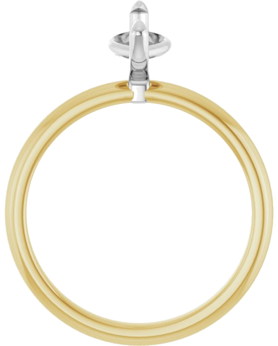 Sužadėtuvių Žiedas „Solitaire“ 585 Baltojo Ir Geltonojo Aukso Marquise 12mm x 6mm (2)