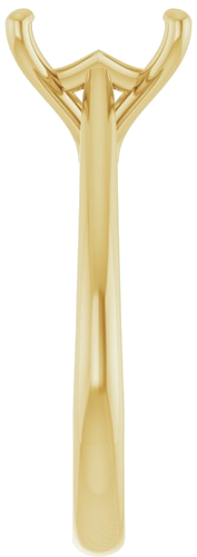 Sužadėtuvių Žiedas „Solitaire“ 14k yellow gold Square 7.5mm (4)