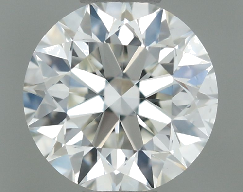0.51 carat I-VS2 Very Good cut Natūralus Round Deimantas (1)