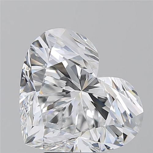 5.43 carat D-VVS1 Natūralus Heart Deimantas (1)