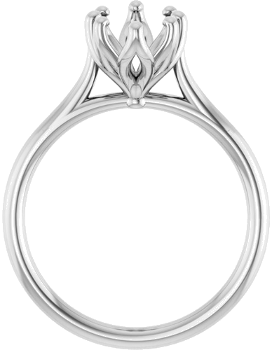 Sužadėtuvių Žiedas „Cathedral-Style Solitaire Tulipset®“ 10k white gold Marquise 11.5mm x 6mm (2)