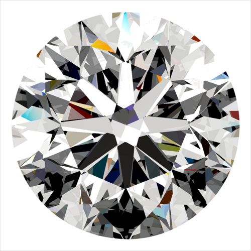 0.41 carat G-SI1 Very Good cut Natūralus Round Deimantas (1)