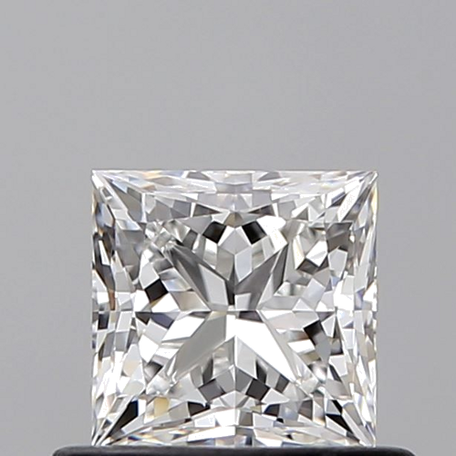 0.62 carat F-VVS1 Natūralus Princess Deimantas (1)