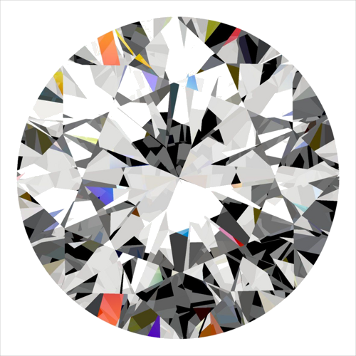 0.4 carat G-VS1 Very Good cut Natūralus Round Deimantas (1)