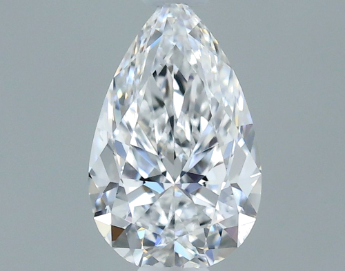 0.4 carat D-VVS2 Natūralus Pear Deimantas (1)
