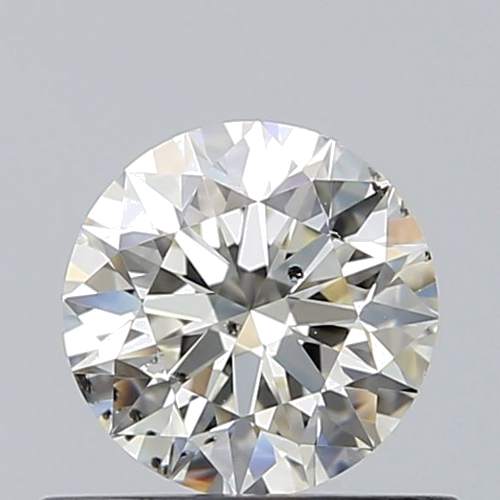0.57 carat J-SI2 Excellent cut Natūralus Round Deimantas (1)
