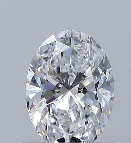 0.5 carat D-SI1 Natūralus Oval Deimantas (1)