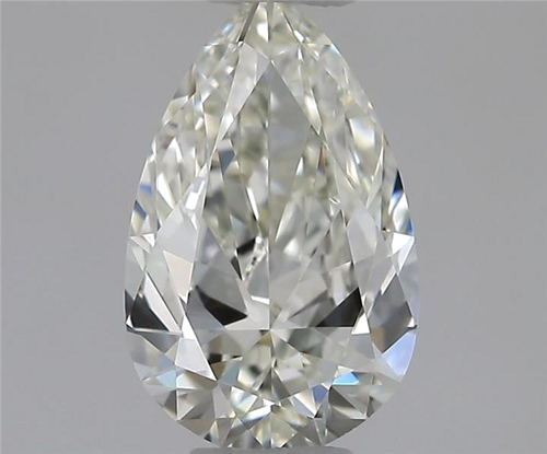 0.6 carat J-VVS2 Natūralus Pear Deimantas (1)