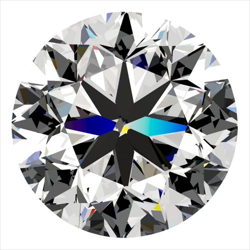 0.4 carat G-VS1 Very Good cut Natūralus Round Deimantas (1)