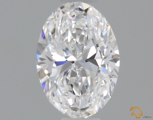 0.51 carat E-SI1 Natūralus Oval Deimantas (1)