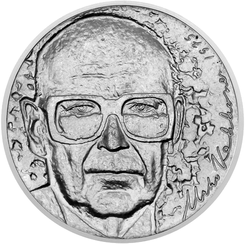 10 марки Президент Кеконен 1975 Финландия сребърна монета (2)