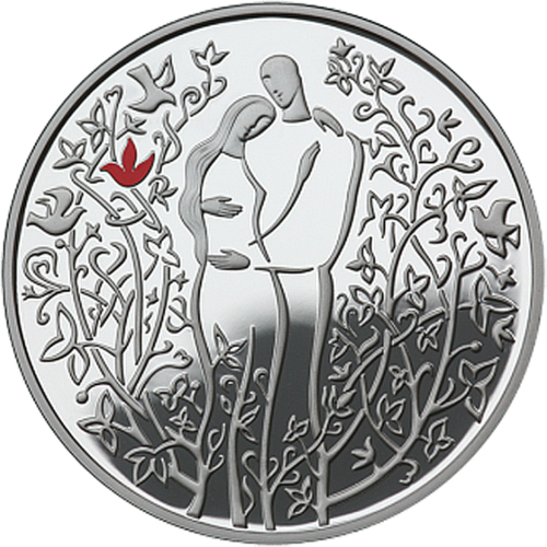 Vestuvių medalis, sidabras (Graviruojamas) (1)