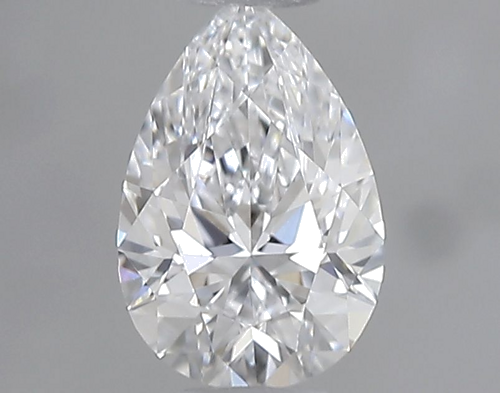 0.3 carat D-VVS2 Natūralus Pear Deimantas (1)