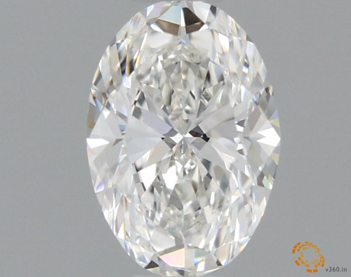 0.5 carat G-VS1 Natūralus Oval Deimantas (1)