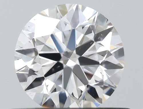 0.49 carat F-SI1 Excellent cut Natūralus Round Deimantas (1)