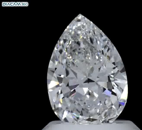 1.01 carat D-IF Natūralus Pear Deimantas (1)