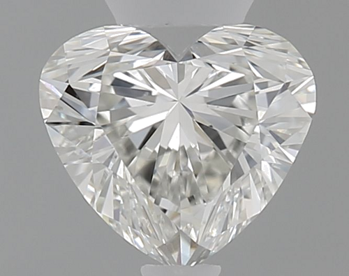 0.5 carat H-VS2 Natūralus Heart Deimantas (1)