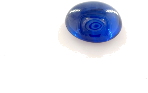 2.19 carat BLUE CABOCHON cut Oval Safyras (1)