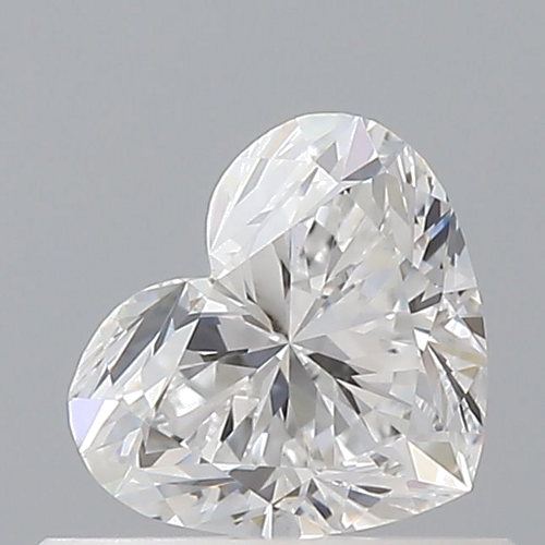 0.51 carat E-VVS2 Natūralus Heart Deimantas (1)
