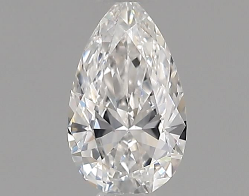 0.3 carat E-VS2 Natūralus Pear Deimantas (1)