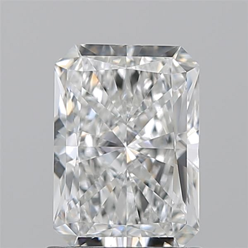 1.27 carat E-VVS2 Natūralus Radiant Deimantas (1)