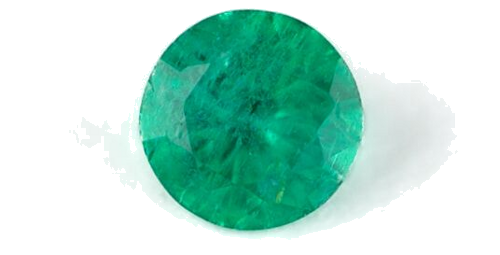 0.15 carat GREEN Round Smaragdas (1)