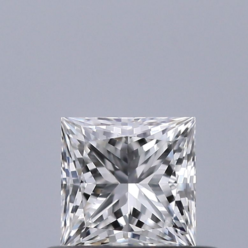 0.44 carat F-VVS2 Natūralus Princess Deimantas (1)