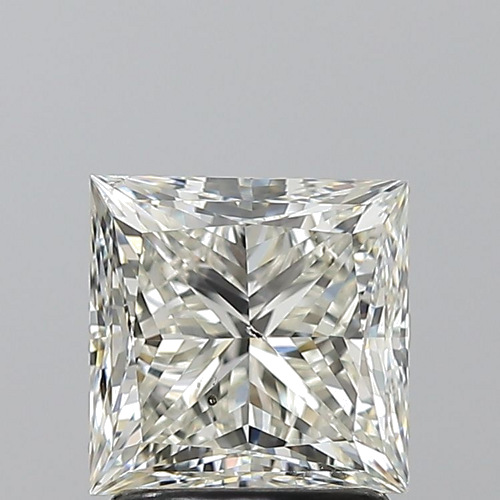 2.0 carat K-SI2 Natūralus Princess Deimantas (1)
